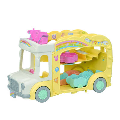 Sylvanian Families Rainbow Kindergarten Bus 5744 - 2