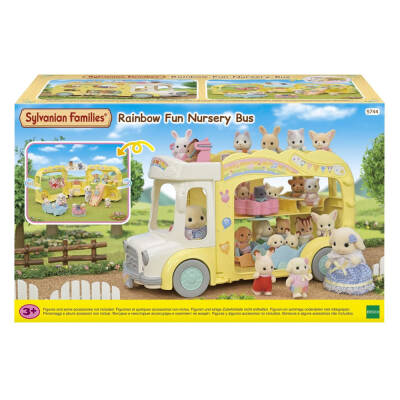 Sylvanian Families Rainbow Kindergarten Bus 5744 - 1