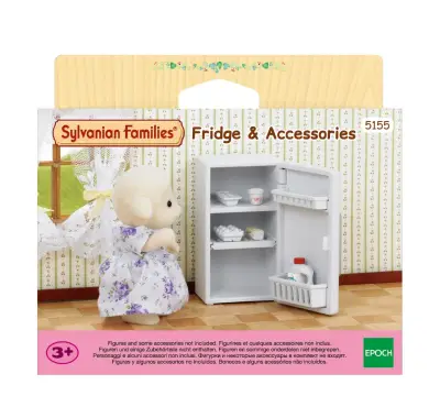 Sylvanian Families Refrigerator And Accessories Set Ese5155 - 1