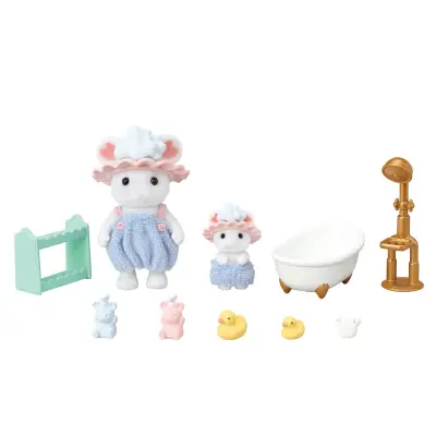 Sylvanian Families Sibling Sparkling Bath Set 5805 - 2