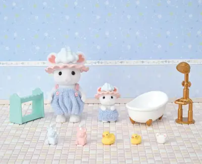 Sylvanian Families Sibling Sparkling Bath Set 5805 - 3