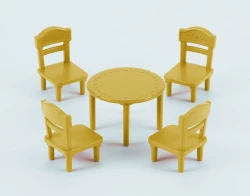 Sylvanian Families Table And Chair Set Ese5144 - 3