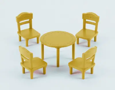 Sylvanian Families Table And Chair Set Ese5144 - 3