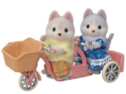 Sylvanian Families Tandem Bikes And Huskies 5637 - 2