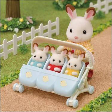 Sylvanian Families Triplets Stroller 5533 - 2
