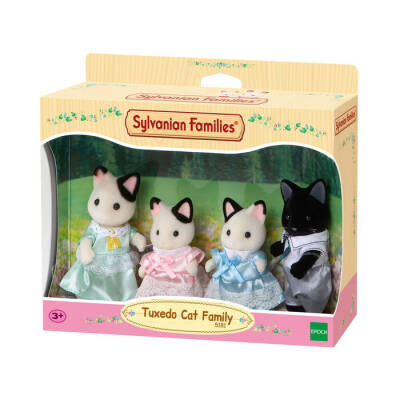 Sylvanian Families Tuxedo Cat Family 5181 - 1
