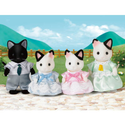 Sylvanian Families Tuxedo Cat Family 5181 - 3