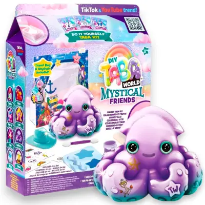 Taba World Mystical Friends Keychain Box Kit (Kraken) - 1
