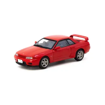 Tarmac J Collection 1/64 Nissan Skyline GT-R (BNR32) Red - 1