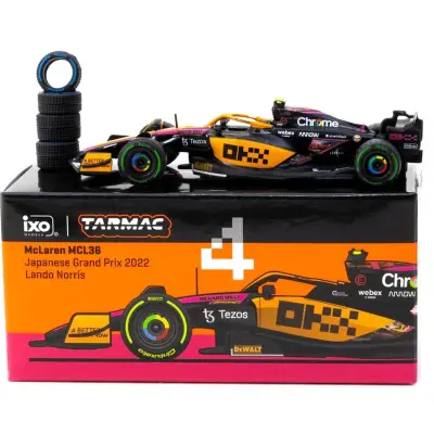 Tarmac Works 1/64 Mclaren Mcl36 Japanese Grand Prix Lando Norr T64G-F041-Ln2 - 2