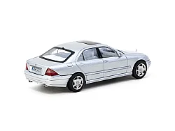 Tarmac Works 1/64 Mercedes-Benz S-Class Diamond Silver Metallic T64G-072-Sl - 2