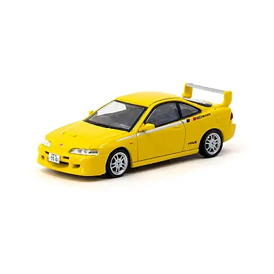 Tarmac Works 1/64 Honda Integra TYPE R DC2 MUGEN Sunlight Yellow - 1