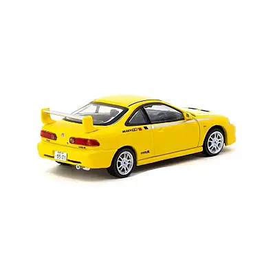 Tarmac Works 1/64 Honda Integra TYPE R DC2 MUGEN Sunlight Yellow - 2