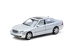 Tarmac Works 1/64 Mercedes-Benz S-Class Brilliant Silver Mettal T64G-072-Sl - 1