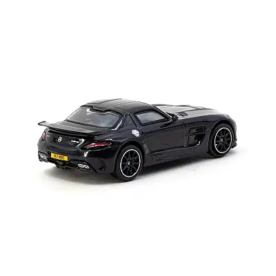 Tarmac Works 1/64 Mercedes-Benz SLS AMG Coupé Black Series Black Metallic - Singapore Special Editio - 2