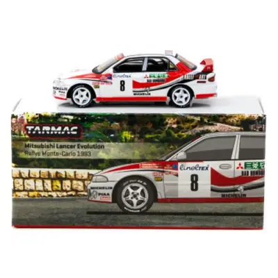 Tarmac Works 1/64 Mitsubishi Lancer Evolution Rallye Monte-Carl T64G-048-93Mcr08 - 3
