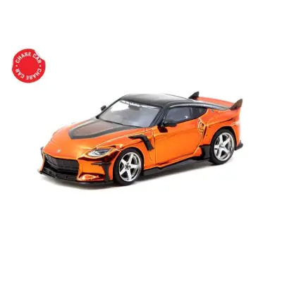 Tarmac Works 1/64 Nissan VeilSide FFZ400 Fairlady Z Orange - 2