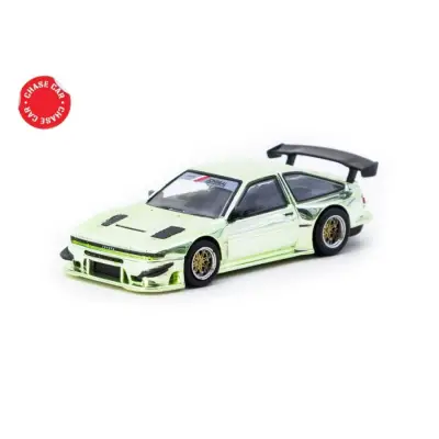 Tarmac Works 1/64 Toyota Sprinter Trueno AE86 Widebody Green - Designed by Jon Sibal - 2