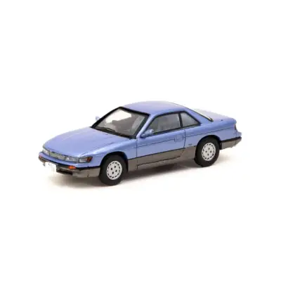 Tarmac Works 1/64 VERTEX Nissan Silvia S13 Blue/Grey - 2
