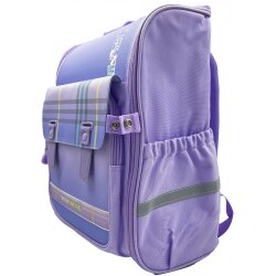 Taros 8479 Purple Plaid Large Backpack - 2