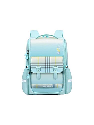 Taros 8481 Green Plaid Large Backpack - 1