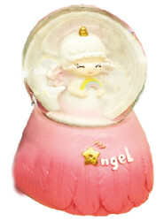 Taros Small Angel Girl Snow Globe 6471 - 3