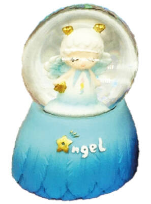 Taros Small Angel Girl Snow Globe 6471 - 4