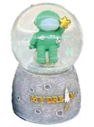 Taros Small Illuminated Astronaut Snow Globe 6454 - 2
