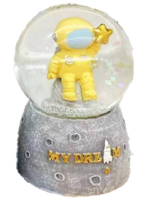 Taros Small Illuminated Astronaut Snow Globe 6454 - 3