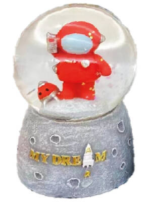 Taros Small Illuminated Astronaut Snow Globe 6454 - 4