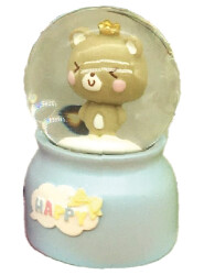 Taros Small Size Illuminated Happy Animal Snow Globe 6474 - 2