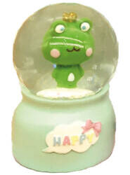 Taros Small Size Illuminated Happy Animal Snow Globe 6474 - 4