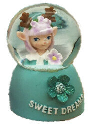 Taros Small Size Illuminated Sweet Dreams Snow Globe 6456 - 4