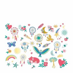 Temporary Tattoo For Kids - Dreamcatcher - 2