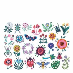 Temporary Tattoos For Kids - Flowers - 3