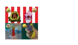 Terrorfried 3-Piece Mini Menu And 2 Mystery Figures Assortment To/08091 - 3