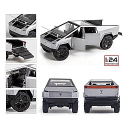 Tesla Cyber ​​Truck Pull Back Die Cast Car Cz146A - 5