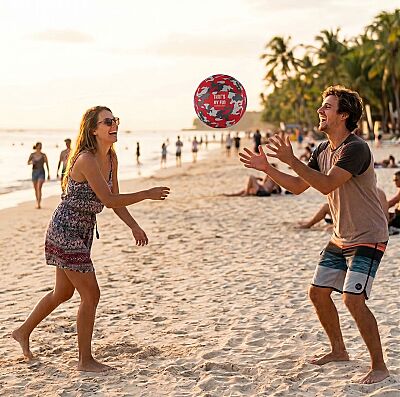 That's My Fun Beach Ball Camo Red - Size 5 74341 - 1