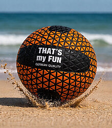 That's My Fun Plaj Topu Neogrip Neon Turuncu - Boyut 5 74102 - 3