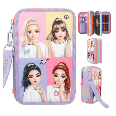 Top Model 3-Layer Filled Pencil Case Selfie 412591 - 1
