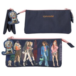 Top Model 3 Pocket Pencil Case City Girls 412562 - 1