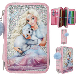 Top Model 3 Pocketed Pencil Case Ice World 411755 - 1