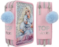 Top Model 3 Pocketed Pencil Case Ice World 411755 - 2