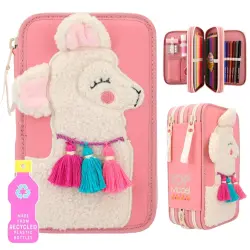 Top Model 3-Tier Full Pencil Case Alpaca 412584 - 1