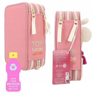 Top Model 3-Tier Full Pencil Case Alpaca 412584 - 2