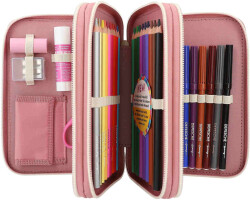 Top Model 3-Tier Full Pencil Case Alpaca 412584 - 3