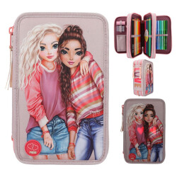Top Model 3-Tier Full Pencil Case Best Friends 411753 - 1