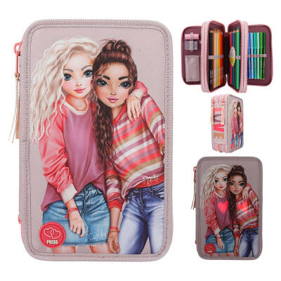 Top Model 3-Tier Full Pencil Case Best Friends 411753 - 1