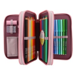 Top Model 3-Tier Full Pencil Case Best Friends 411753 - 3