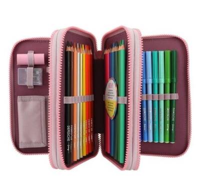 Top Model 3-Tier Full Pencil Case Best Friends 411753 - 3